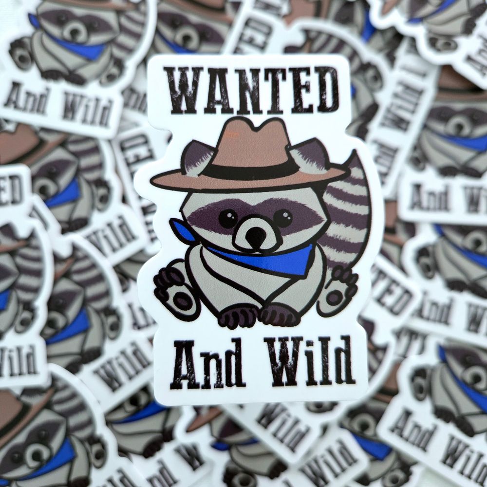 Wanted & Wild Sticker