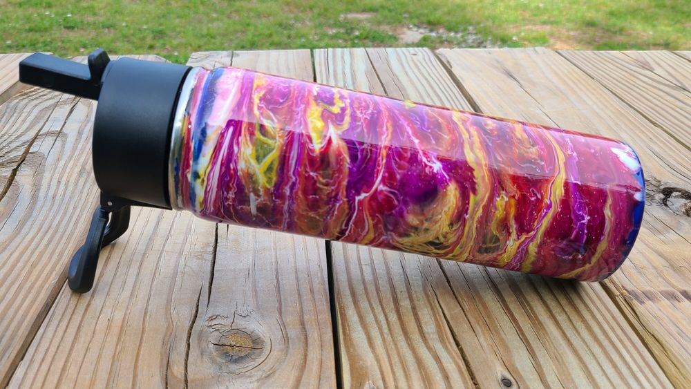 Cosmic Electric: 22oz Water Bottle, Double Walled, Portable ...