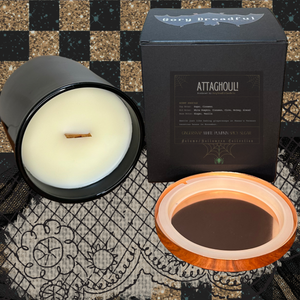 Attaghoul Wooden Wick Candle by Gory Dreadful Candle Co