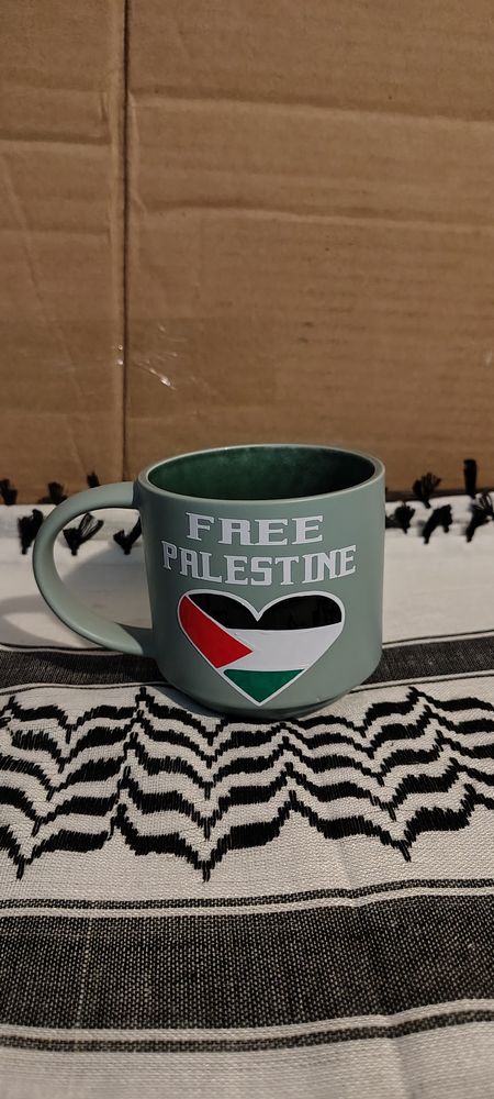16oz Free Palestine coffee mug 