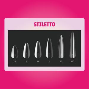 stiletto shape and length