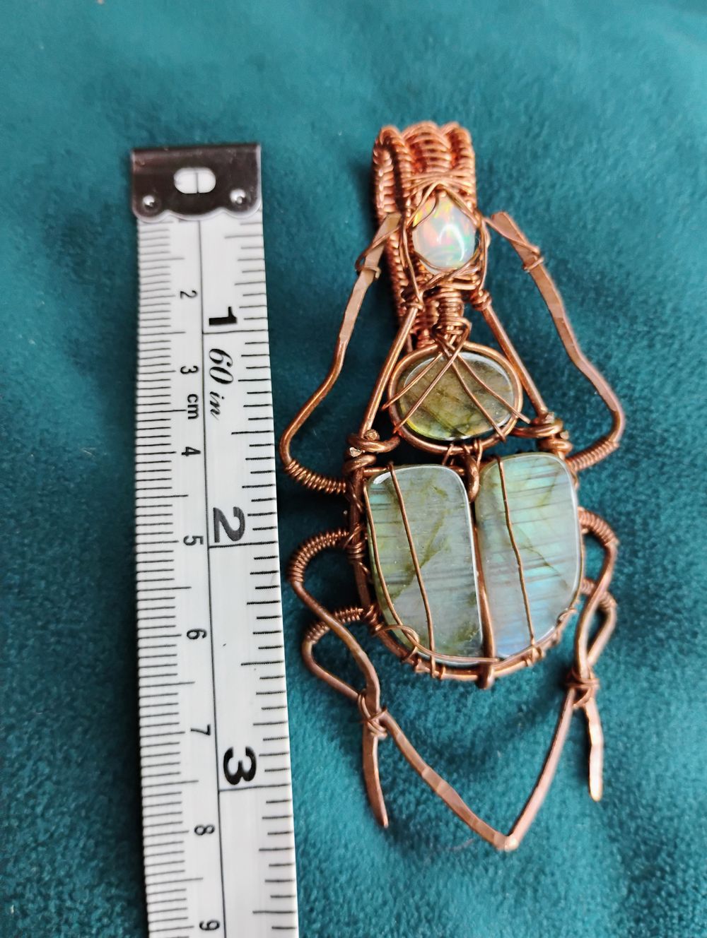 Misty Labradorite Scarab