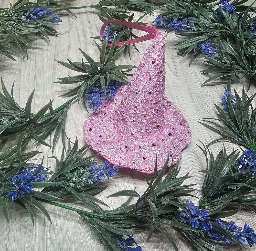 Spellbinding Witch Hat Ornament – Recycled Materials, Unique Holiday Charm