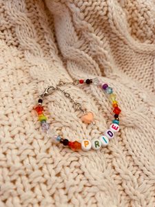 The Orange Heart variant of the PRIDE Friendship Bracelet 