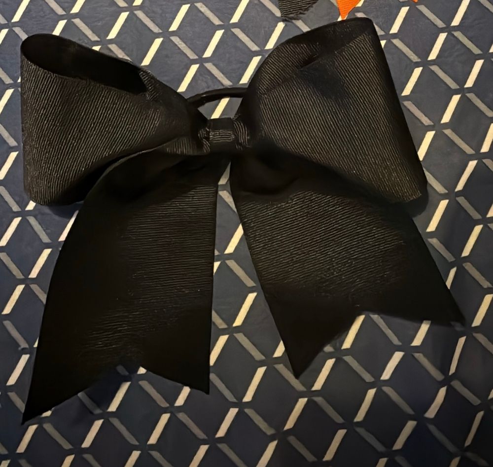 Black Cheer Bow