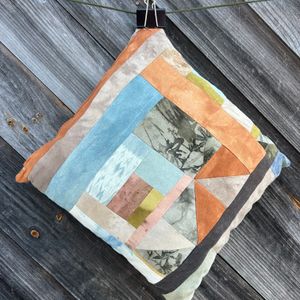 Raw Silk Improv Pillowcase #2