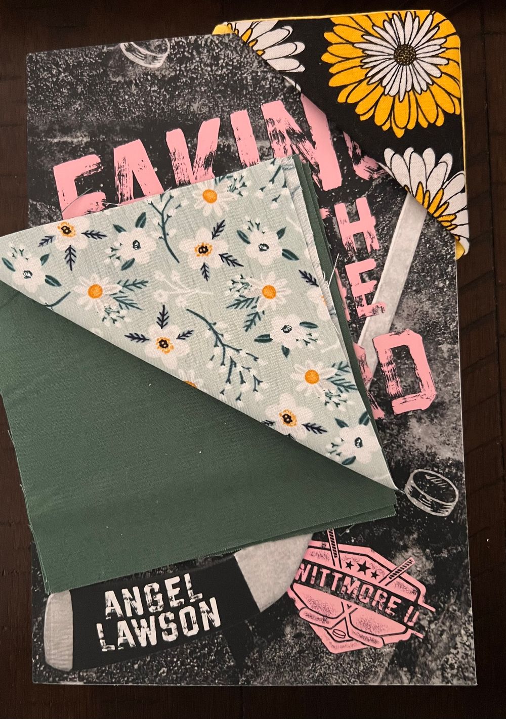 Corner Bookmark - Blue Daisy
