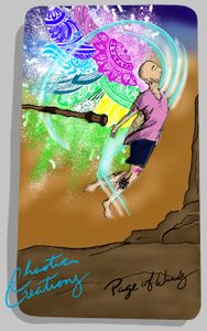 Chaotic Creations as the Page of Wands