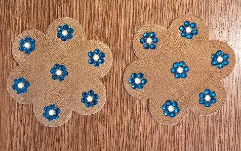 Blue Flower Pasties