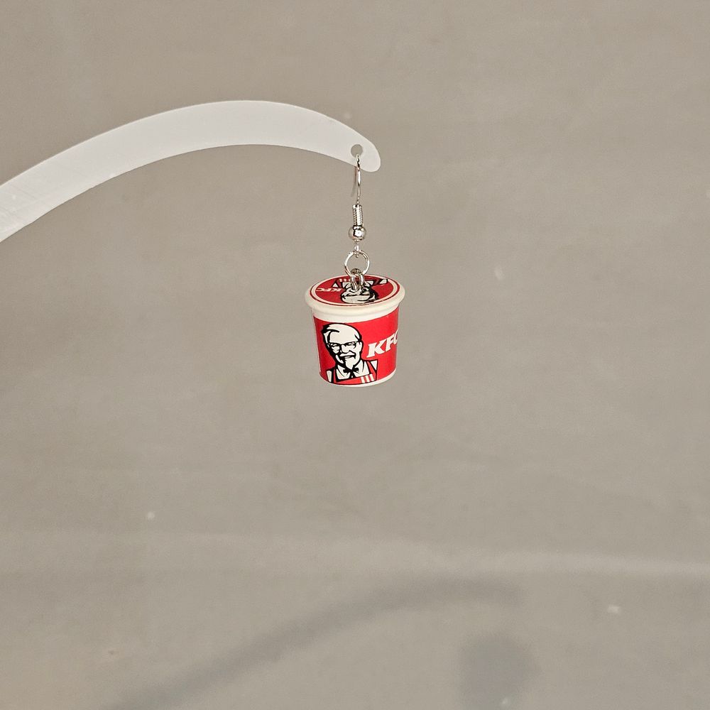Item #26 KFC Bucket Earring