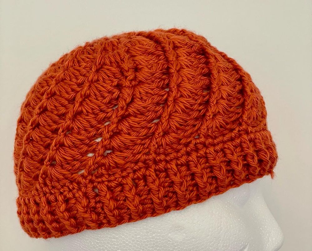 Matching adult and child beanies