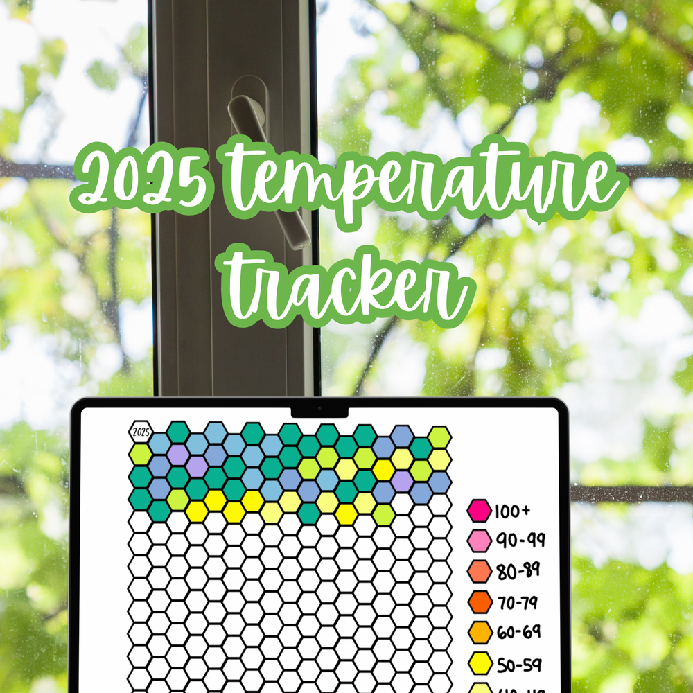 Hexagon Temperature Blanket Tracker