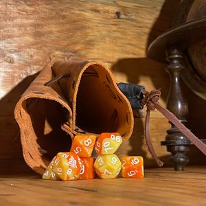 Orange with Dice
