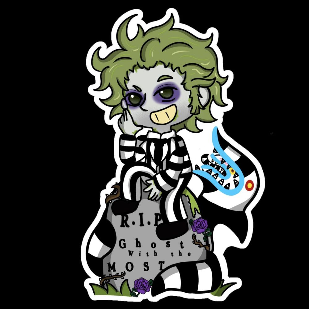 Ghost with the Most (Beetlejuice) Bio Exorcist Decorative St...