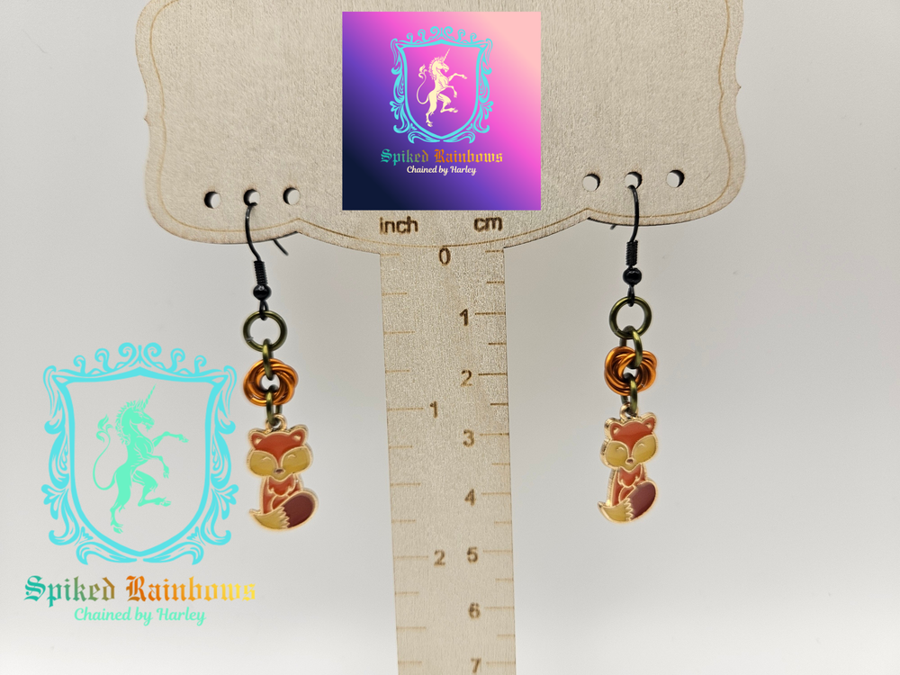 Fall Fox Earrings