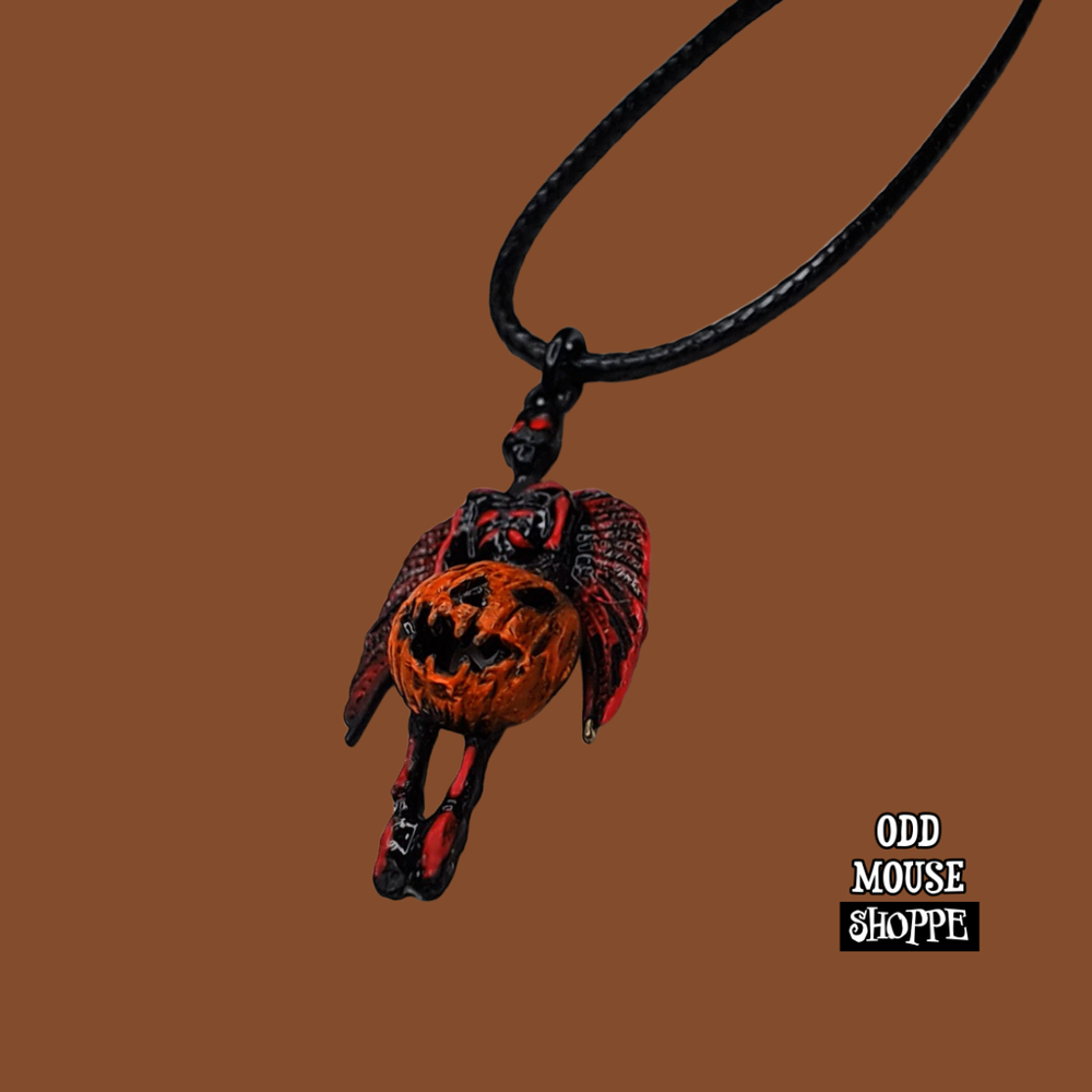 Down Winged Demon Necklace