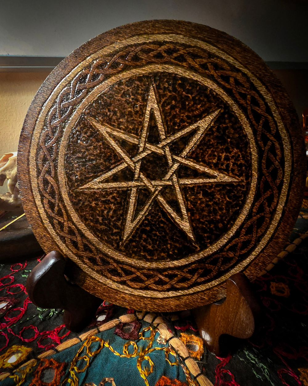 Faery Star Altar Tile – Dark Edition