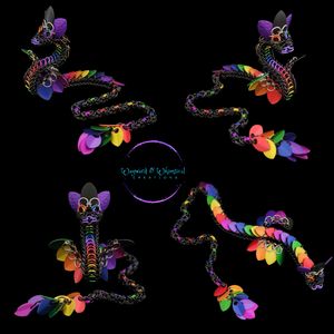 Rainbow dark dragon