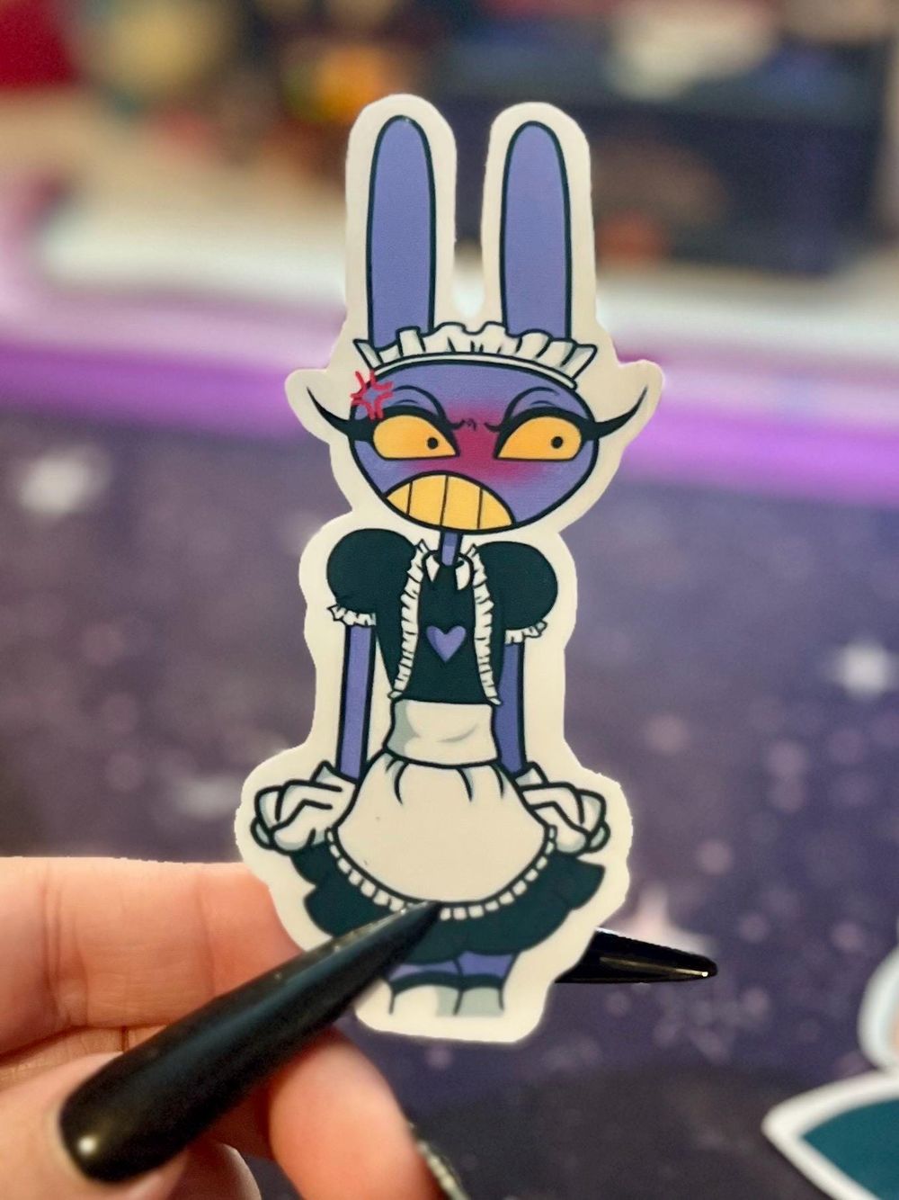 Amazing Digital Circus Topsy Turvy Waterproof Sticker (Jax)