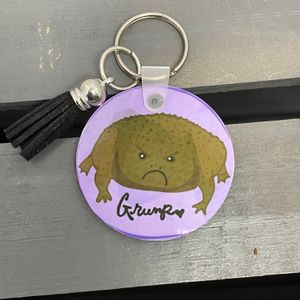 Grump Frog w/Black Tassel Side 2