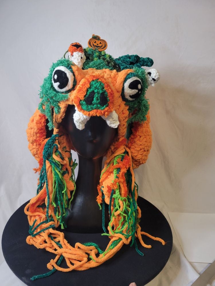 Pumpkin Queen Bat Hat