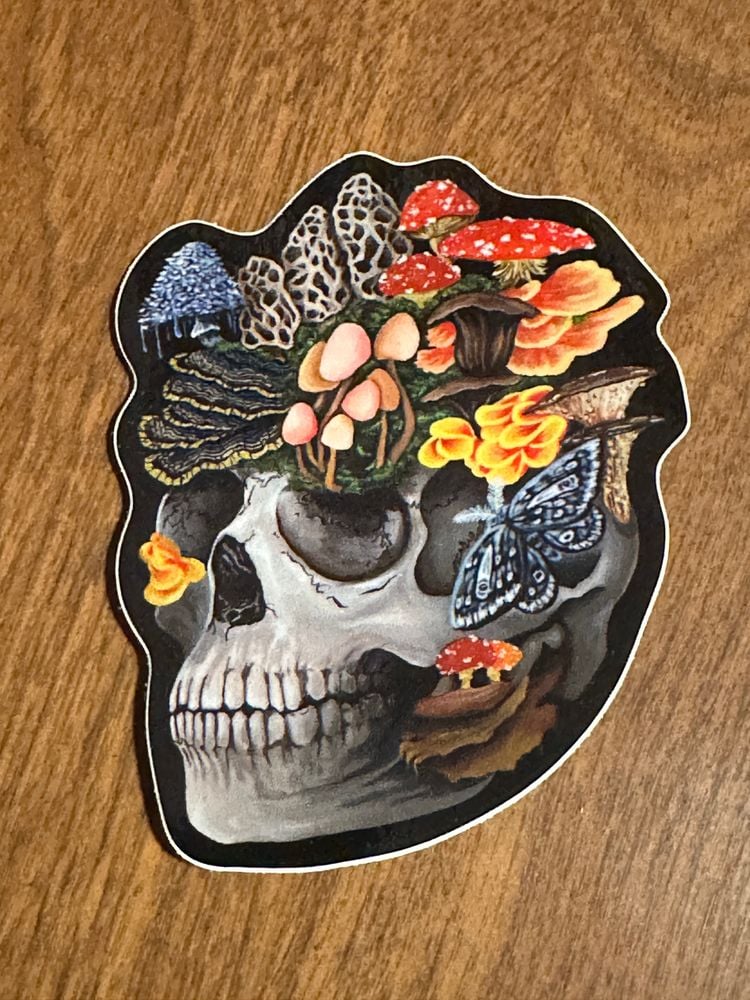 Death's Crown 3 inch vinyl sticker