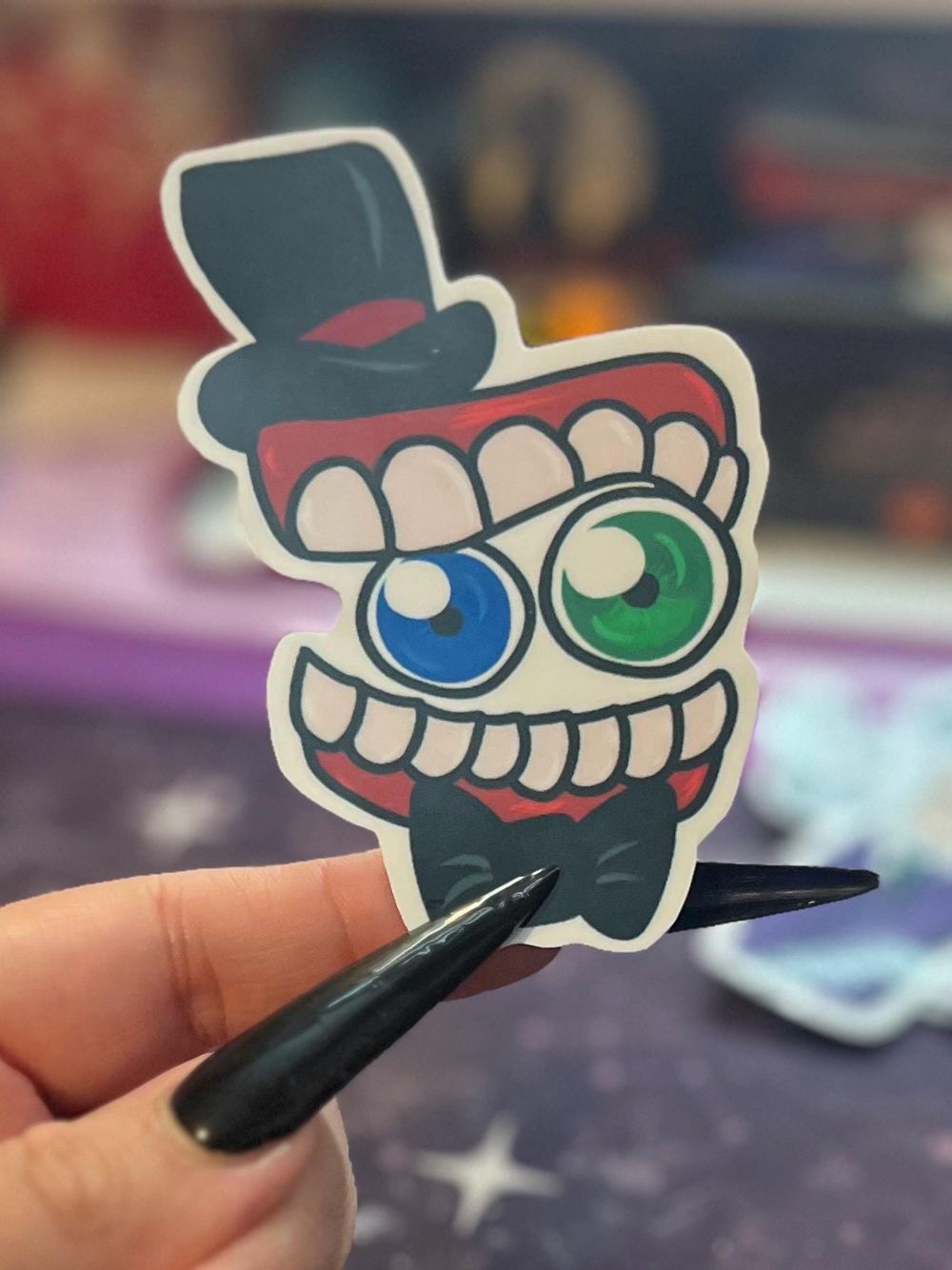 Amazing Digital Circus Topsy Turvy Waterproof Sticker (Caine)
