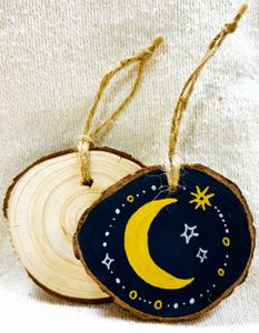 Gold Moon East Ornament