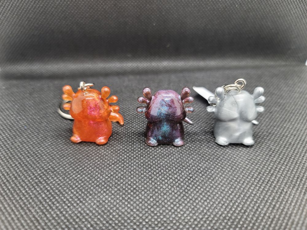 Axolotl Chub Peen Keychain