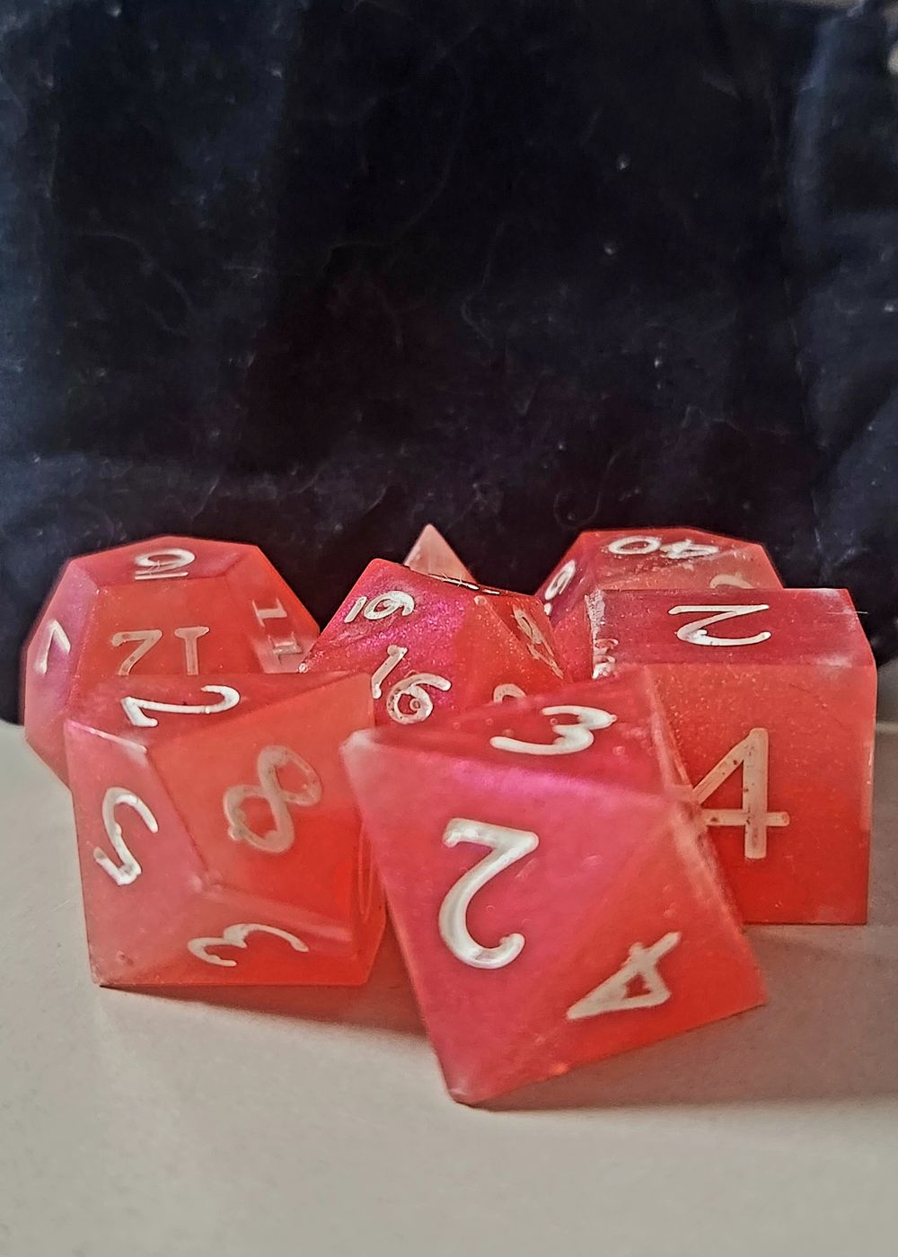 Single Color Dice Set (Pink)