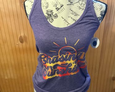 Purple Racer Baxk Tank Top