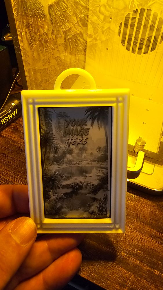 Custom Engraved Metal Imbedded Ornament