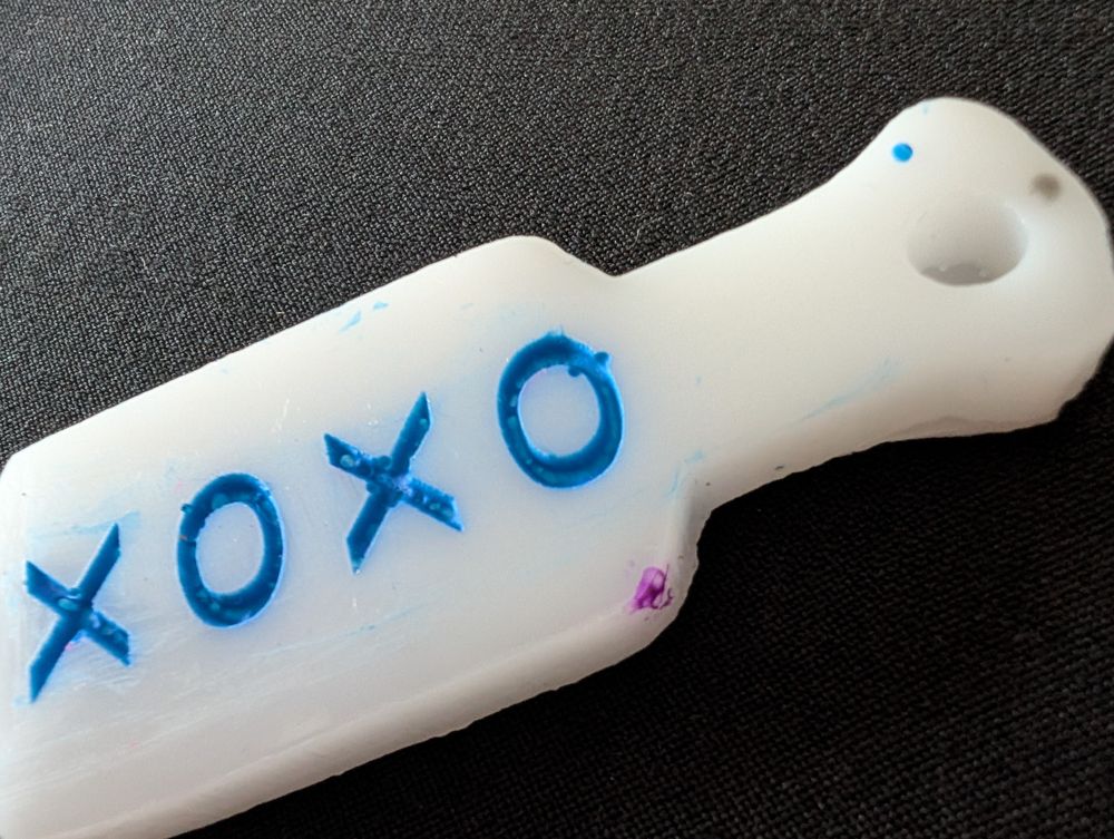 Handmade Paddle pendant 