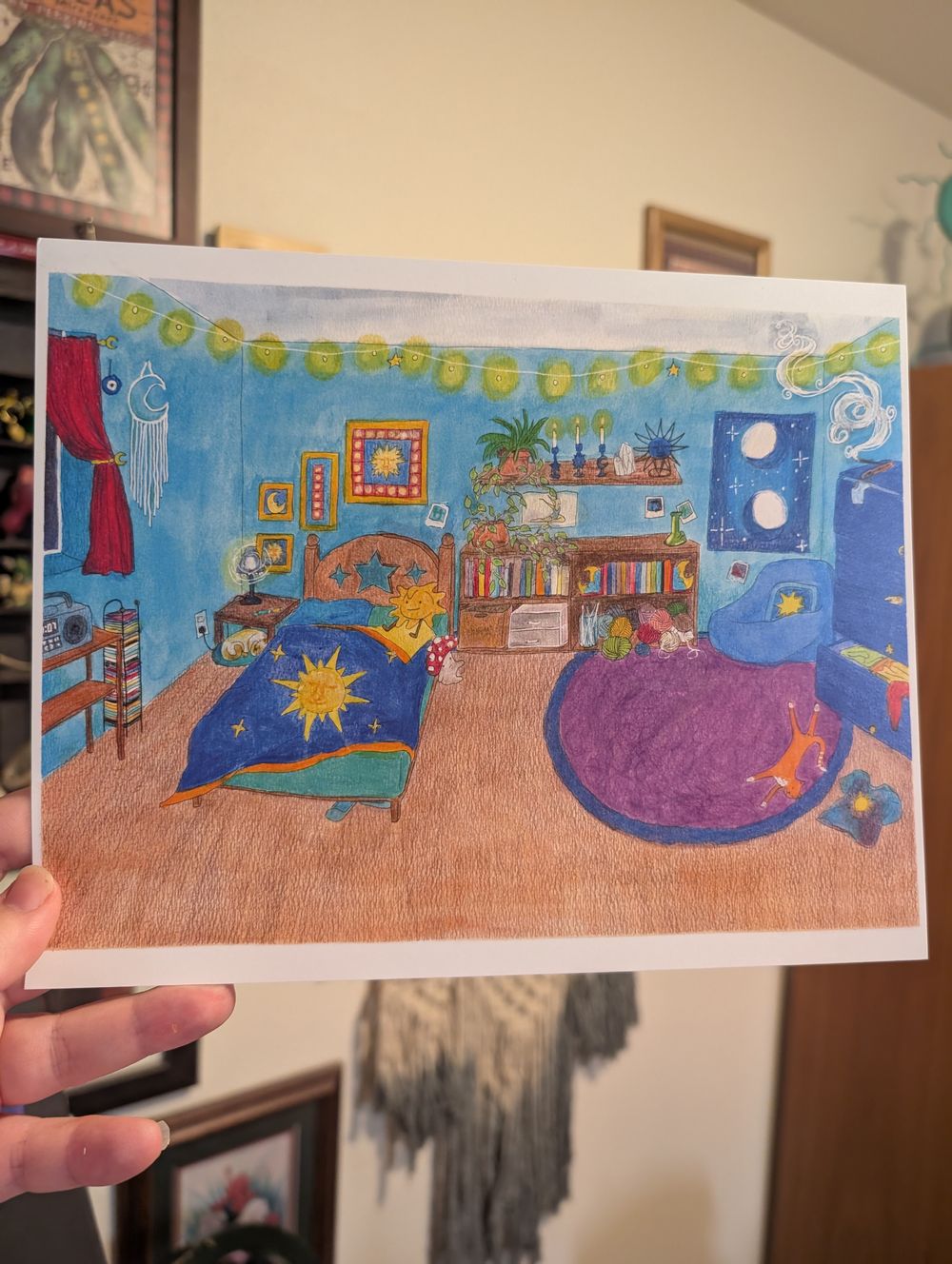 Celestial Bedroom Print