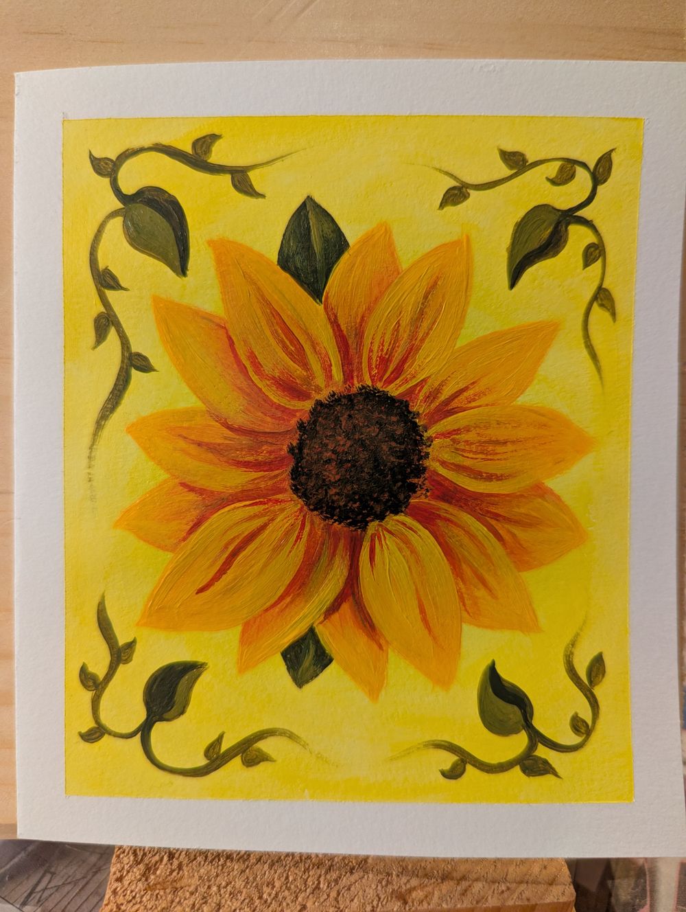 Sunflower Painting
