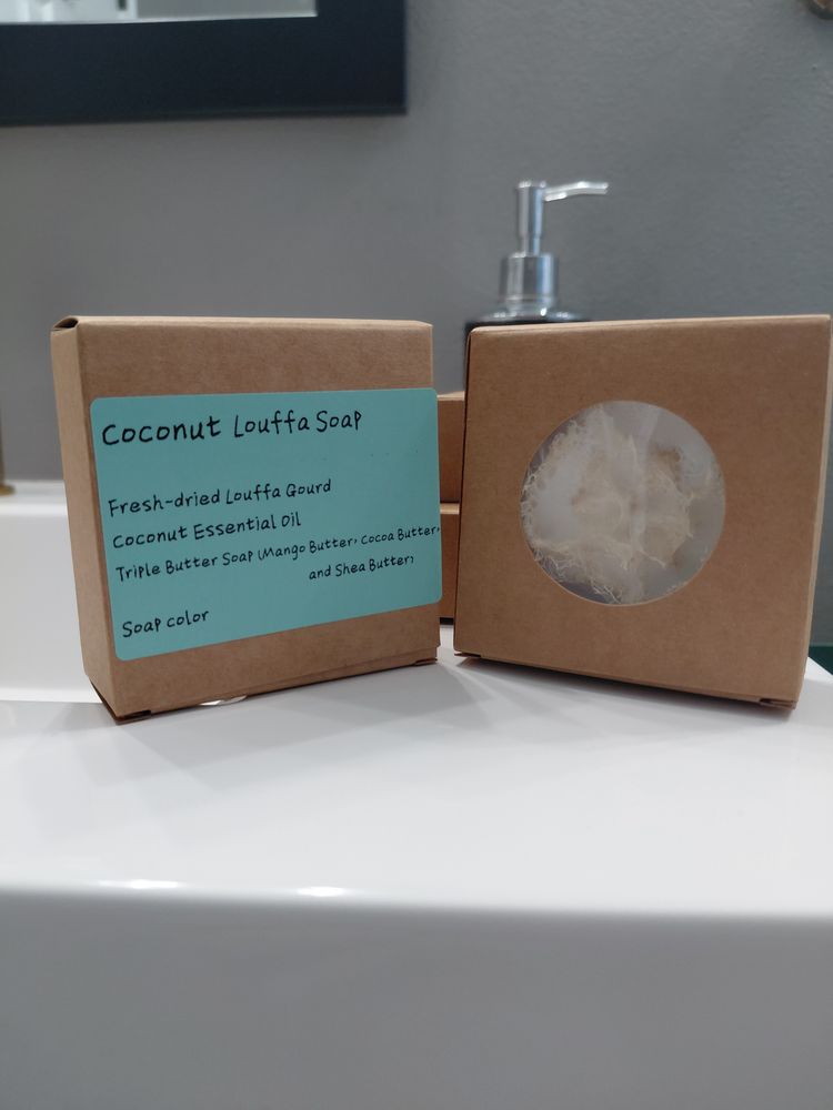 Homemade Louffa Soap