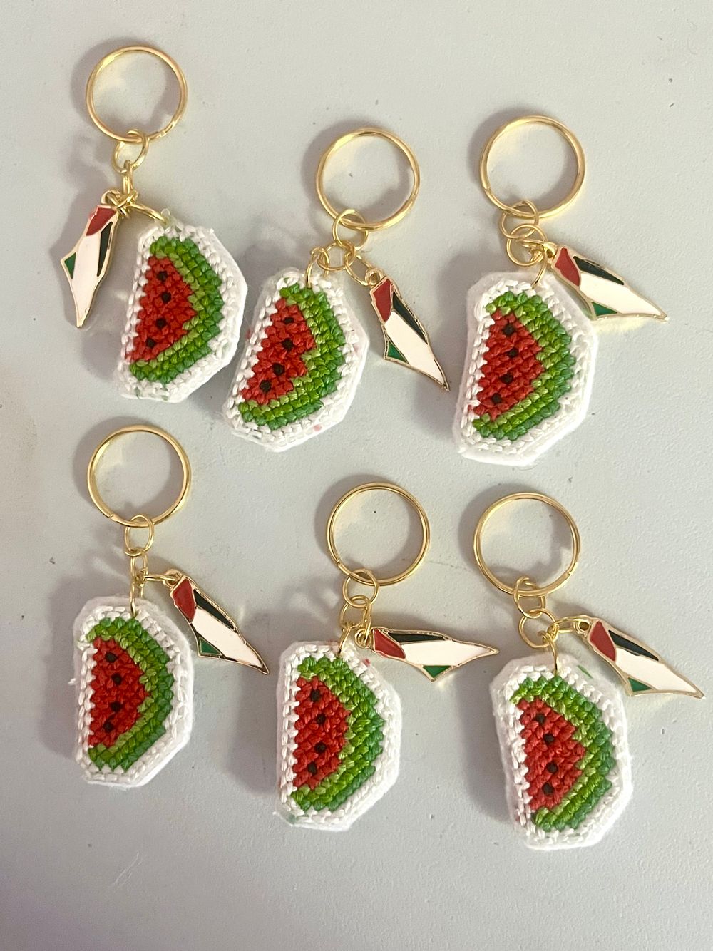Free Palestine Keychain