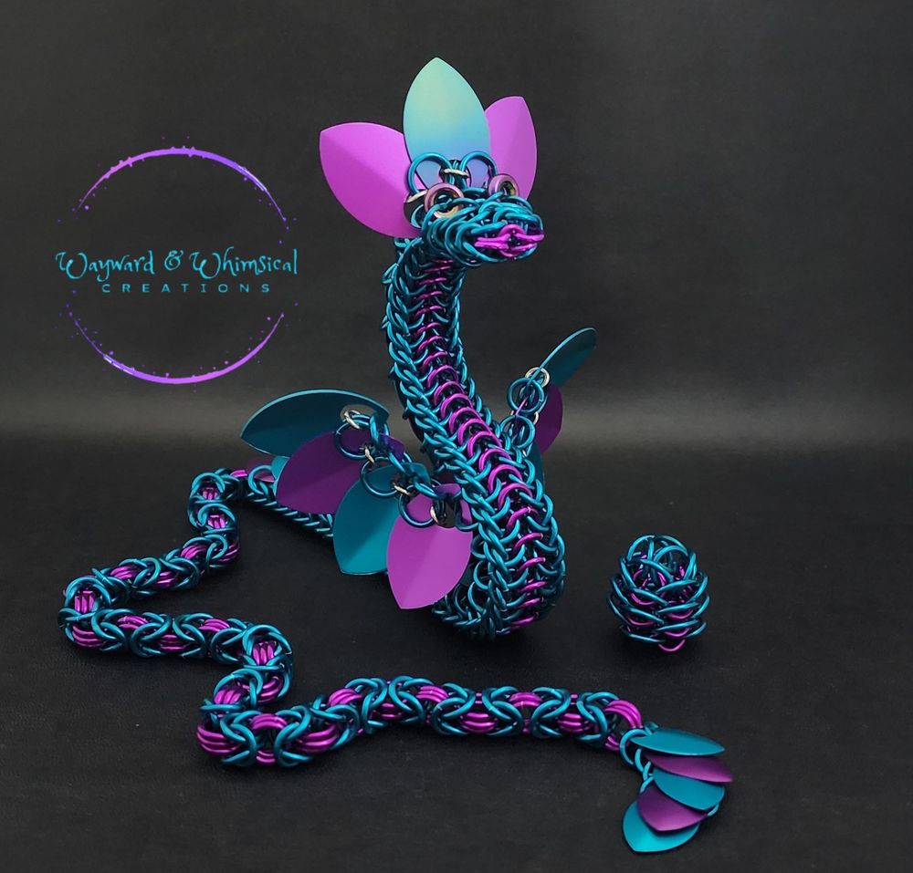 Chainmaille Dragon.