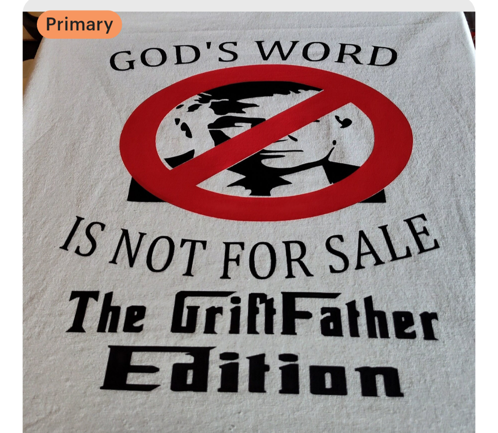 God's word is not for sale grift father edition 
