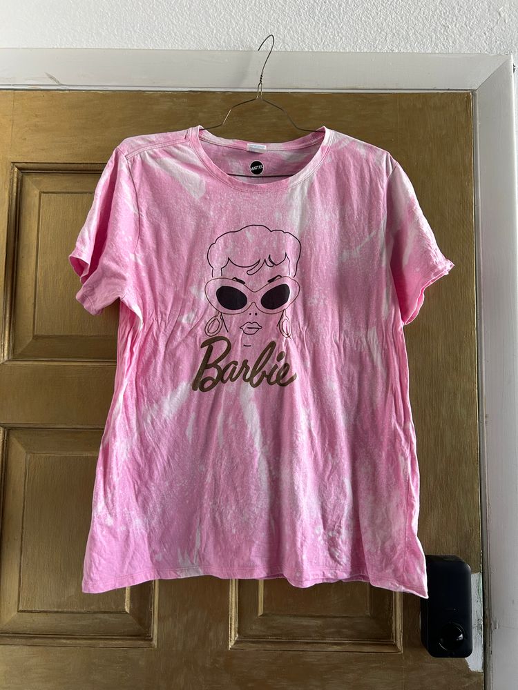 Bleach Dyed Barbie Tee