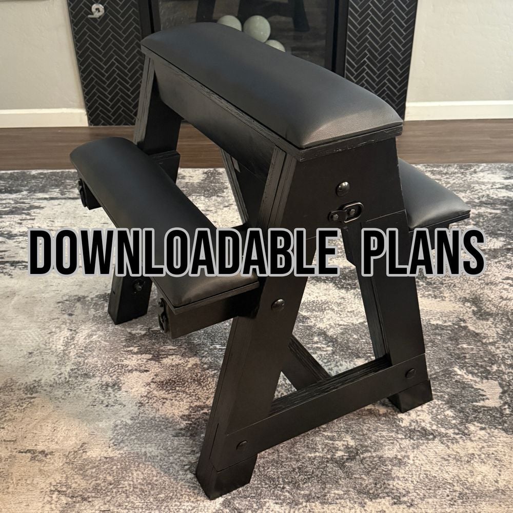 Plans for DIY Spanking Bench designed by The Paddle Daddy