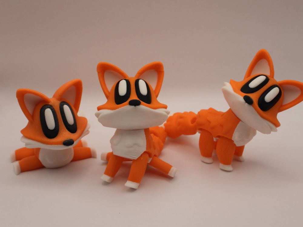 Zephyr the 3D Printed Fox: A Whimsical Tale of Grace and Adv...