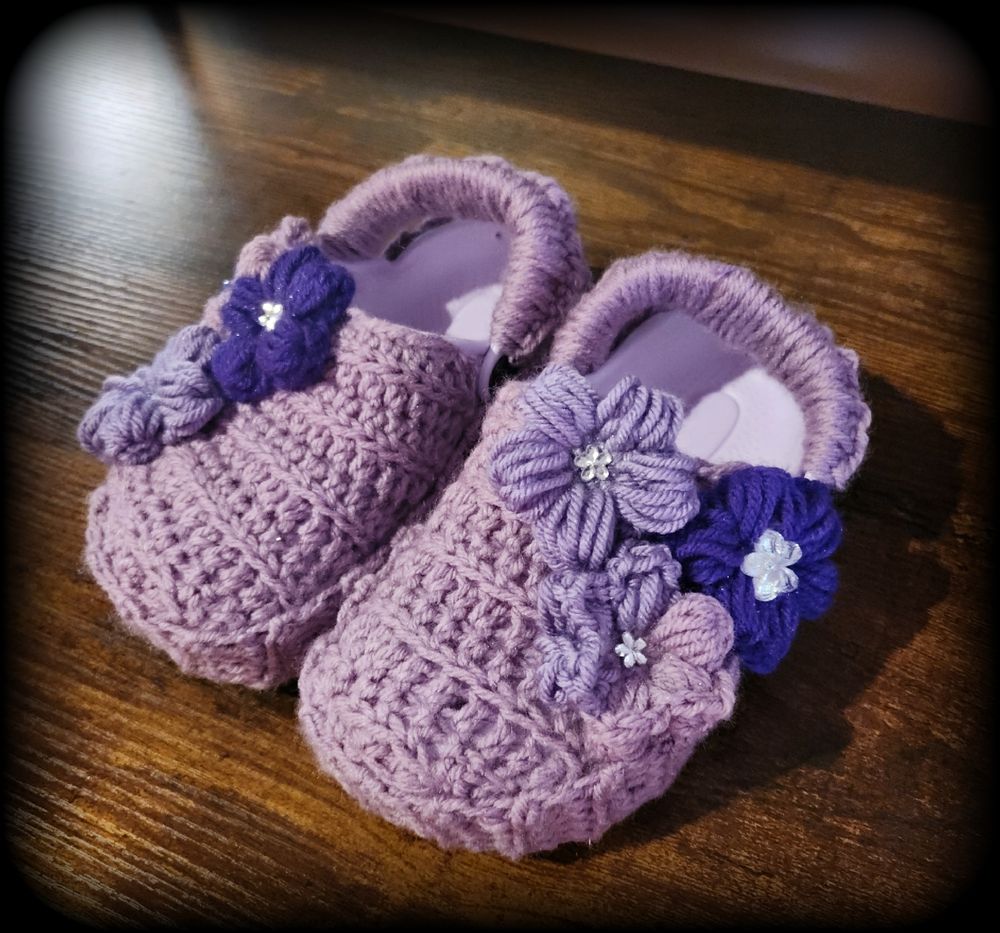 Crochet Covered Clogs