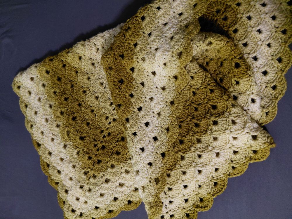 Crochet Ombre Baby Blanket