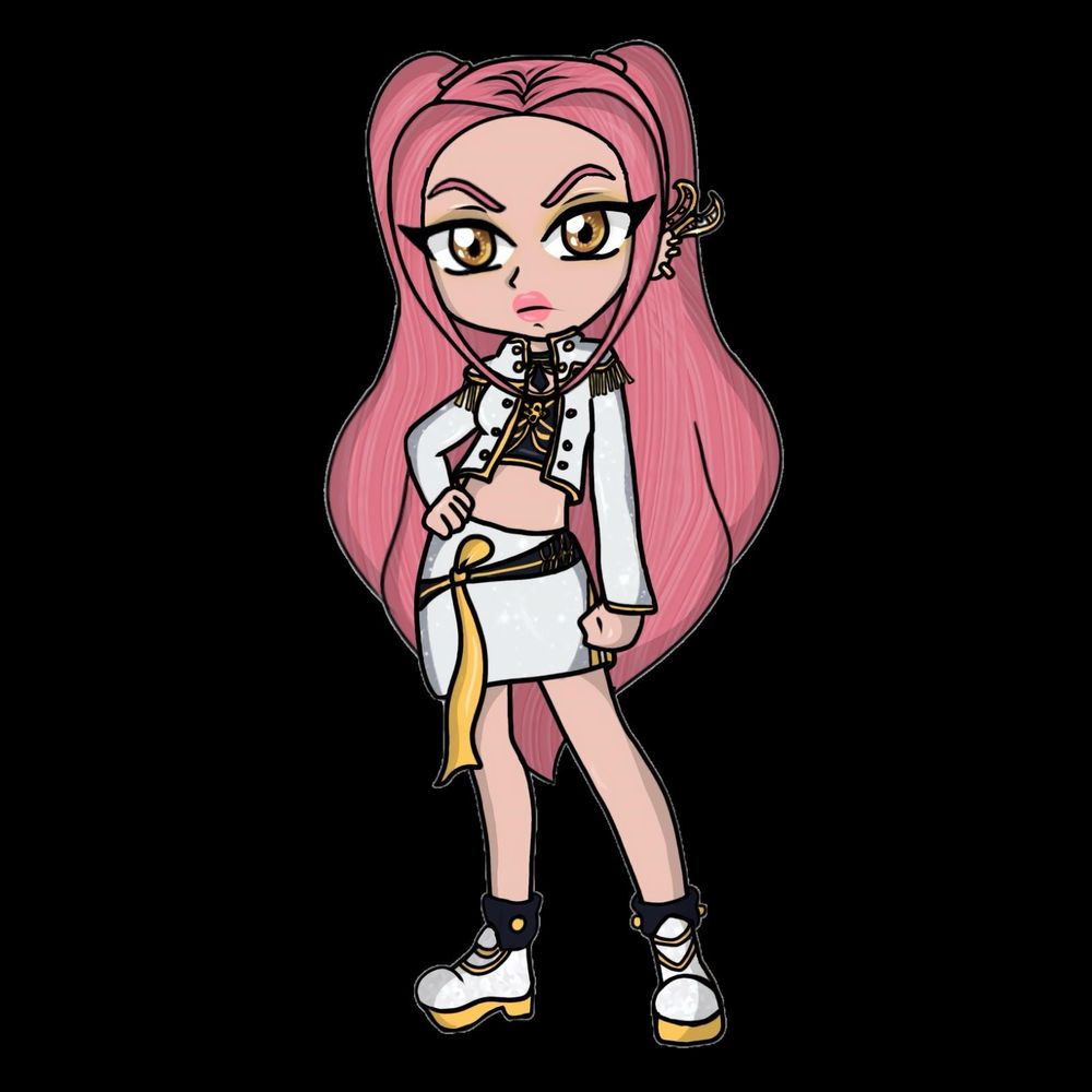 KPDH Huntr/x K Pop Girl Group Mira Waterproof Sticker