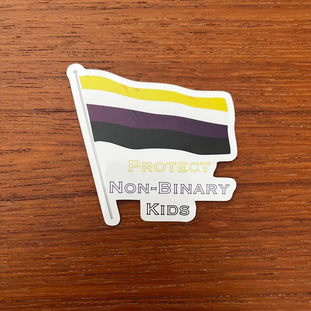 Protect Non-Binary Kids stocker