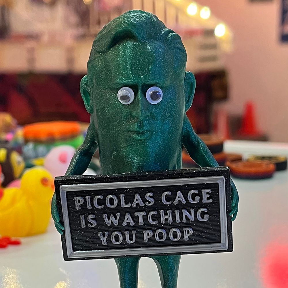 Picolas Cage Bathroom Buddy