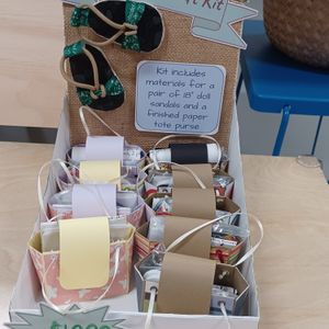 Sandal Craft Kit Display