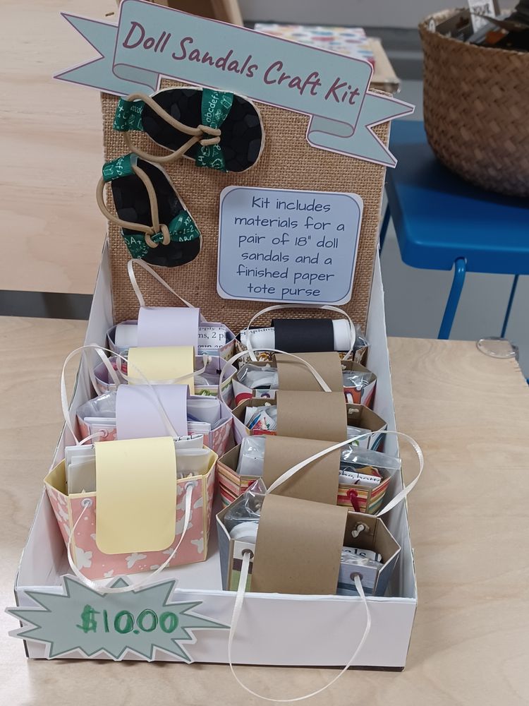 Doll Sandals Craft Kit