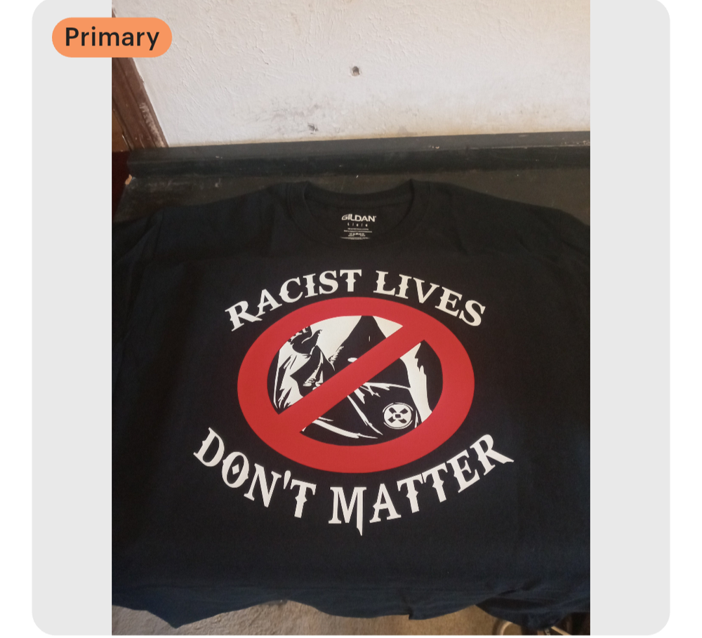 Racist Lives Don't Matter shirt (black)